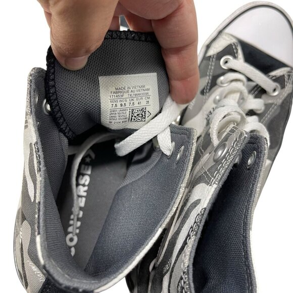 Converse All Star Chuck Taylor Unisex Camo Sneakers Mens Size 7.5 Women’s 9.5 - Picture 9 of 11